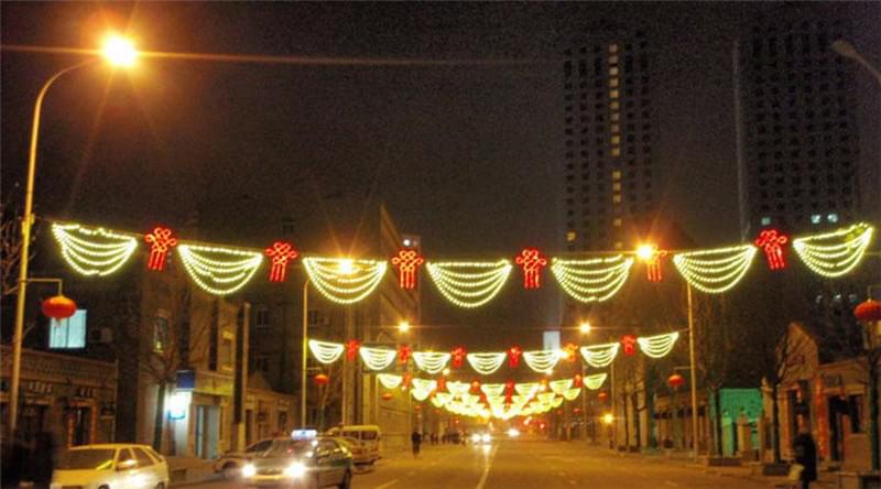 中国结灯光隧道